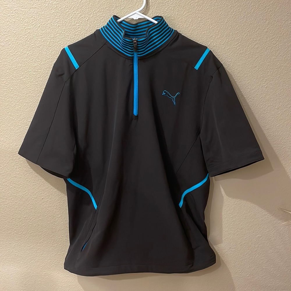 Puma Golf Half-Zip Rain Pullover size Medium